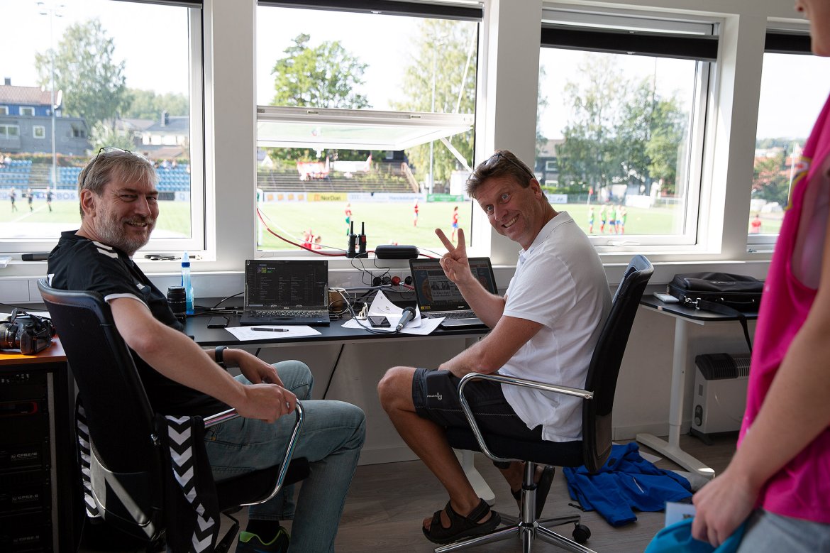 Vår to fantastiske speakere: Martin Hasselknippe og Ingvar Graffer. Foto: BillyBonkers