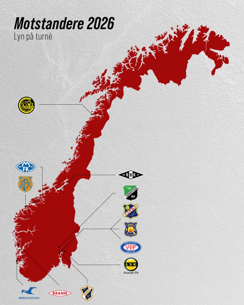 Her kan du se oss i aksjon i år.