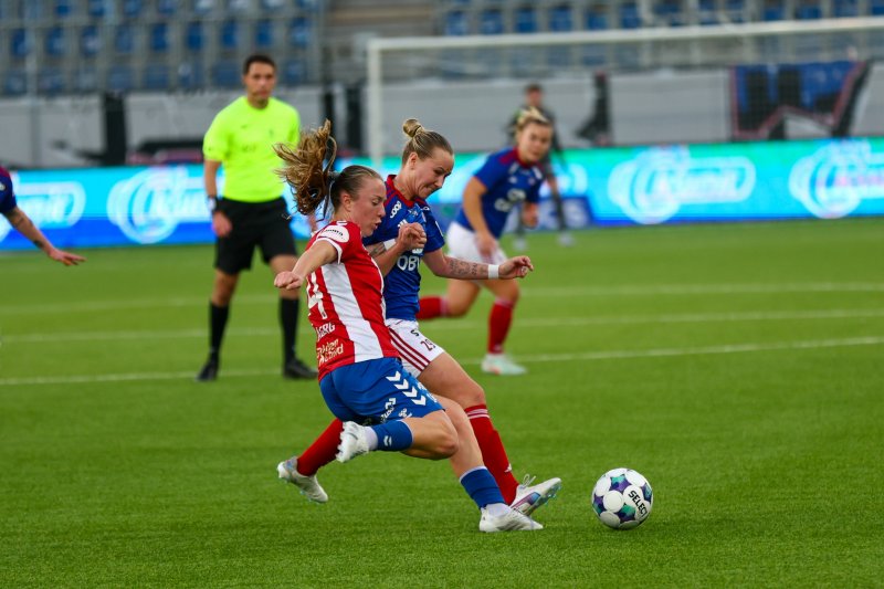 Cornelia Fladberg senket Brann sist lagene møttes. Her mot Vålerenga i forrige serierunde. Foto: Petter Alexandersen