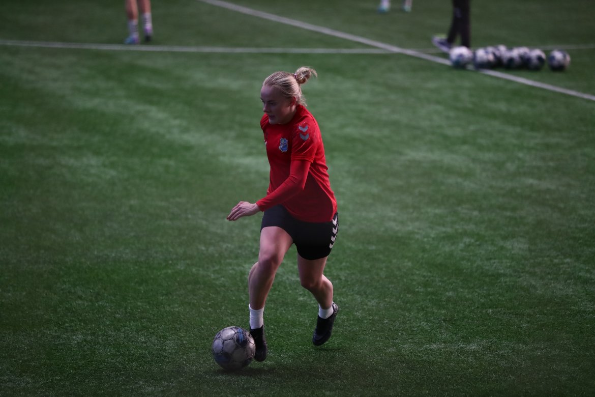 Kamilla Melgård ser like pigg ut som vanlig. Foto: Nicholas Noreng