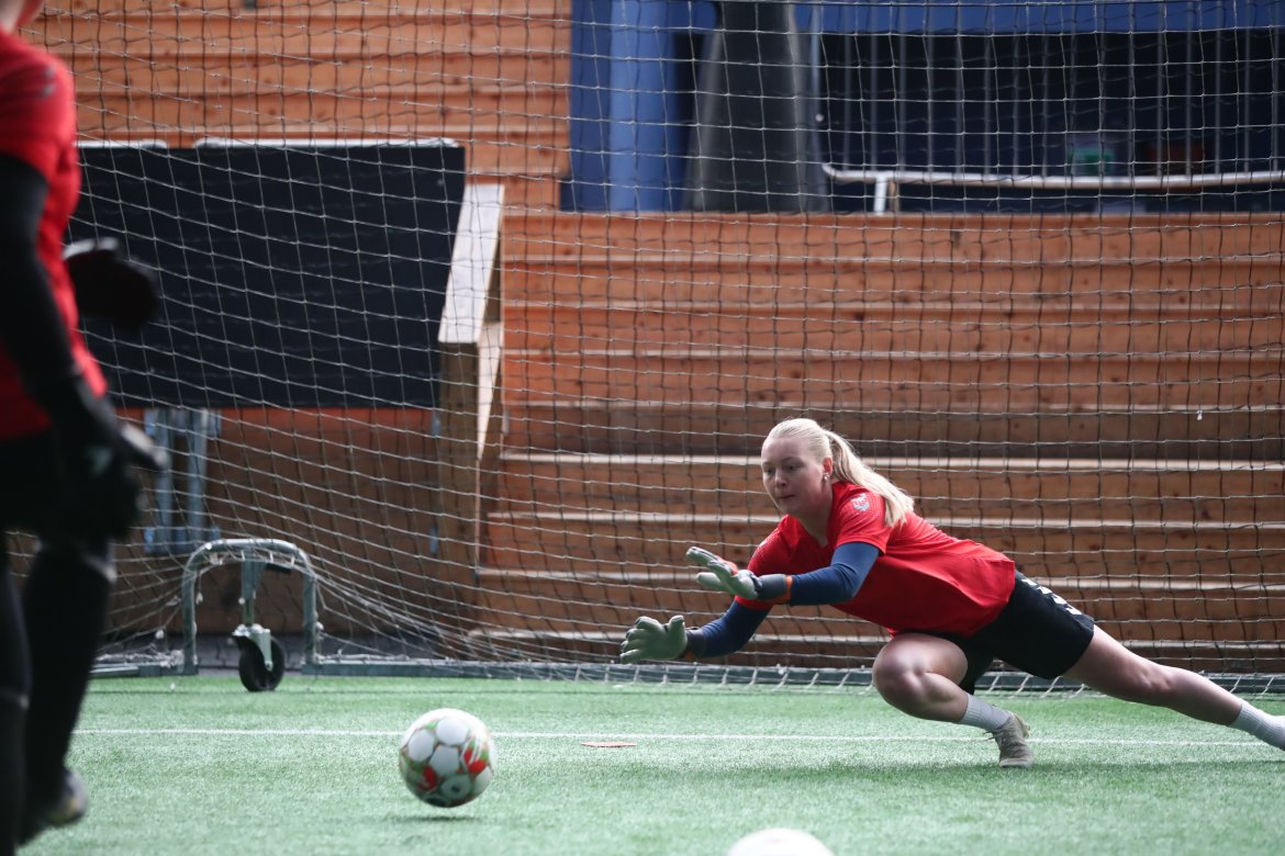 Nykommeren Una Langkås har kommet godt i gang. Foto: Nicholas Noreng