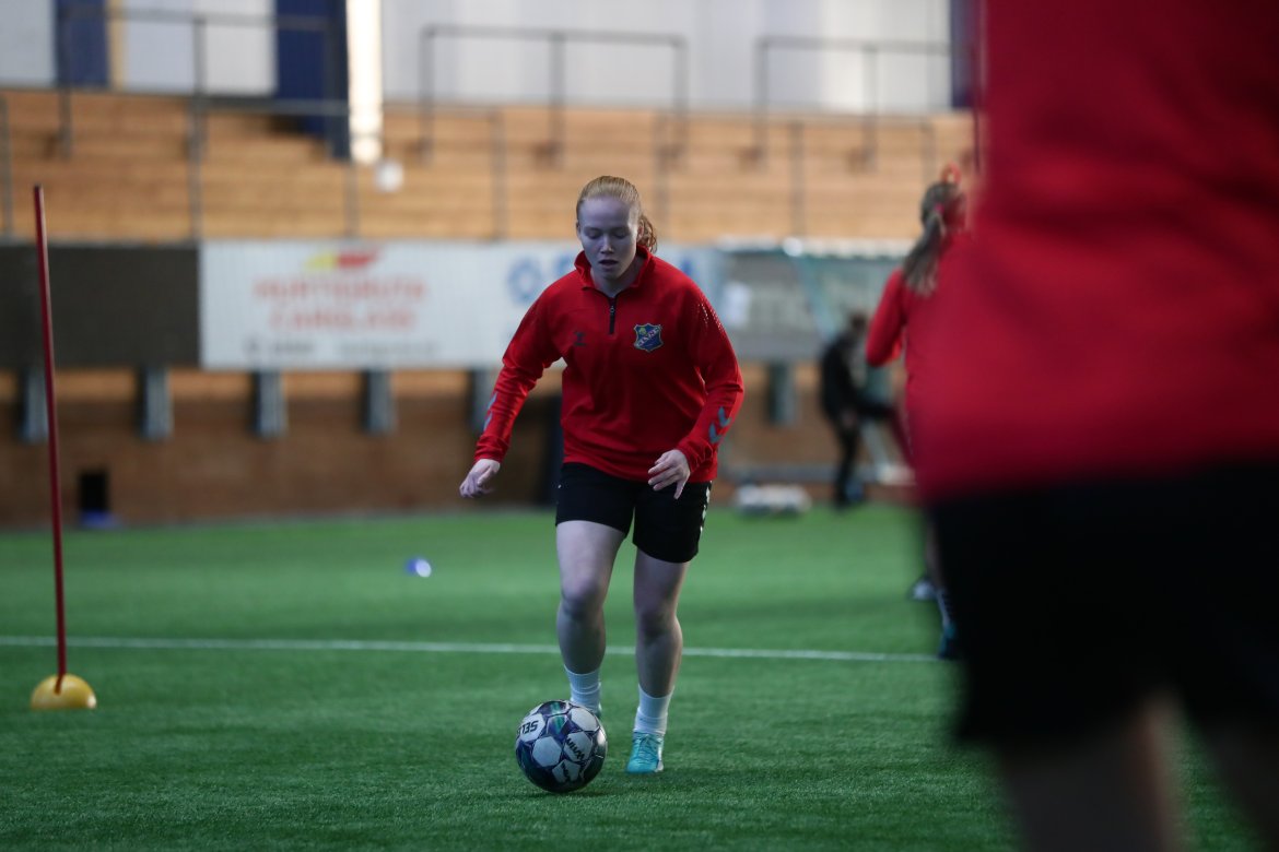 Solveig Tomren Slemmen er i gang i Lyn, etter overgangen fra Molde. Foto: Nicholas Noreng