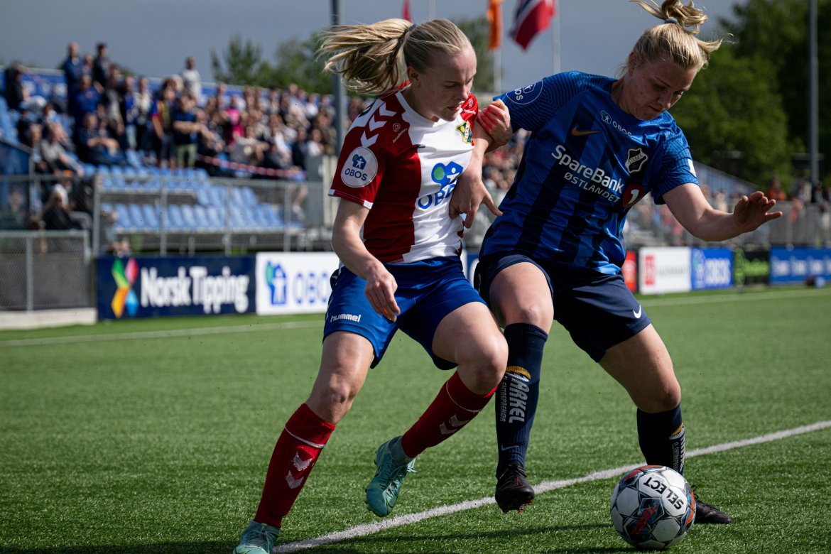 Melgård mot Stabæk i 2022. Foto: Kladd.no / Lars Opstad