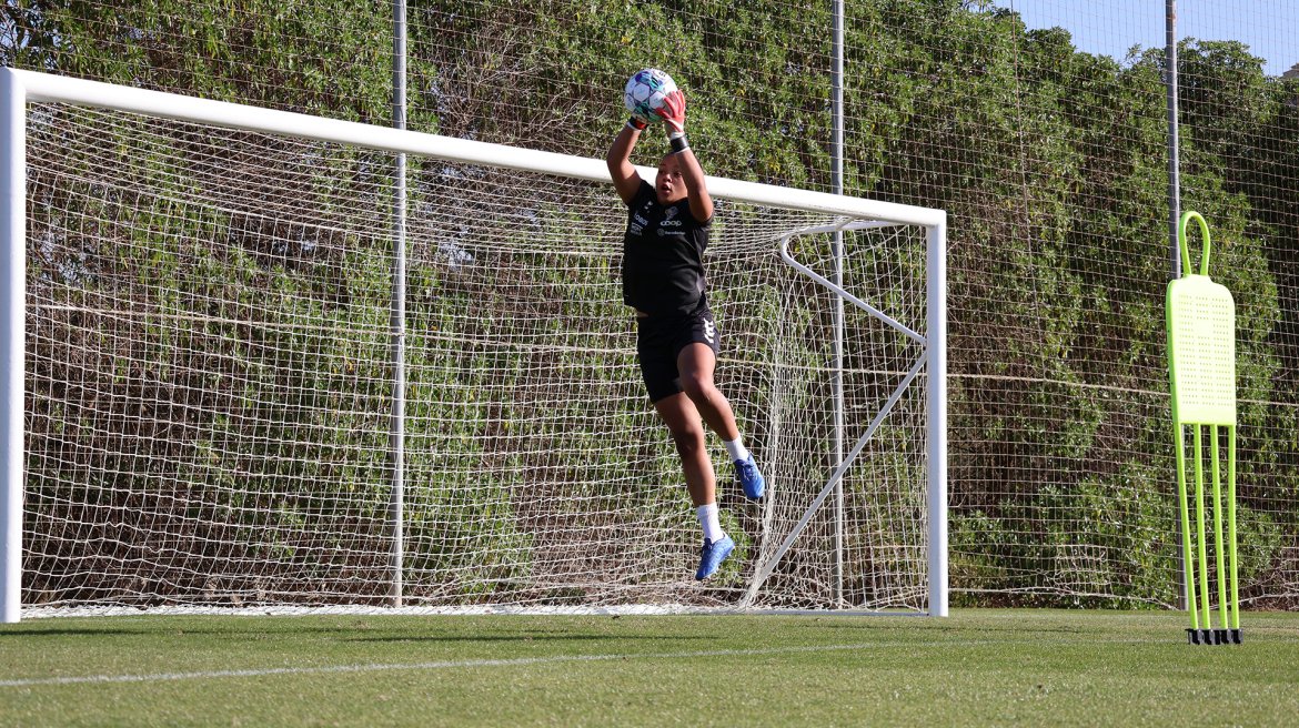 Maria Kroken på La Manga. Foto: Thomas Nordeng / Lyn Damer