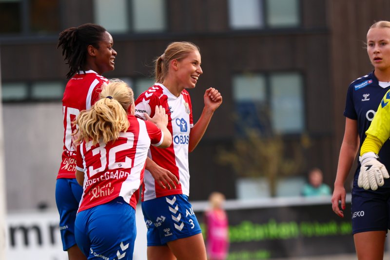 Fink scoret sitt første mål på seniornivå. Foto: Petter Alexandersen