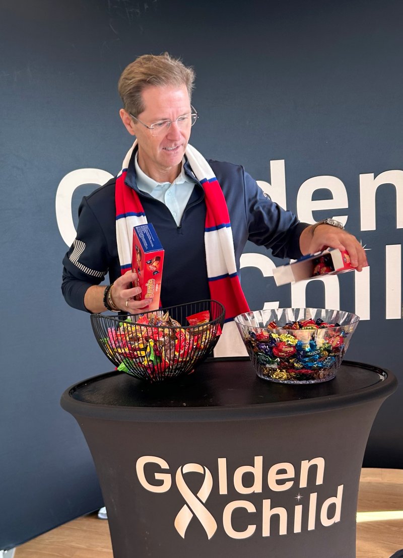 Grunnleggeren av GoldenChild, Ronny Hermansen. Foto: Lyn